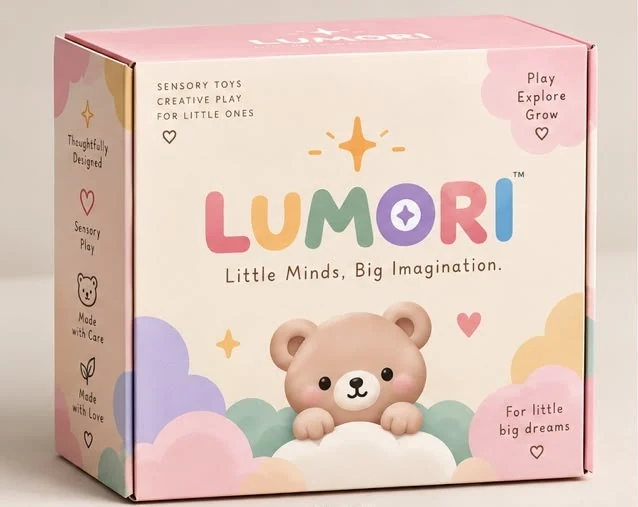 Front of the original LUMORI packaging